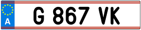 Truck License Plate
